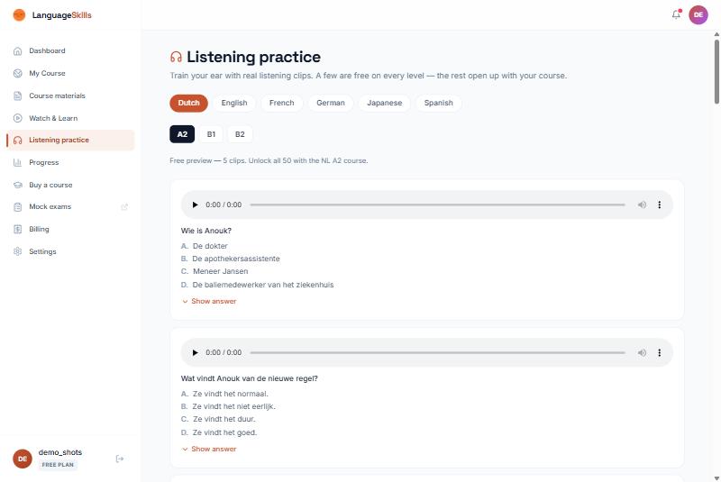 Videos & audio